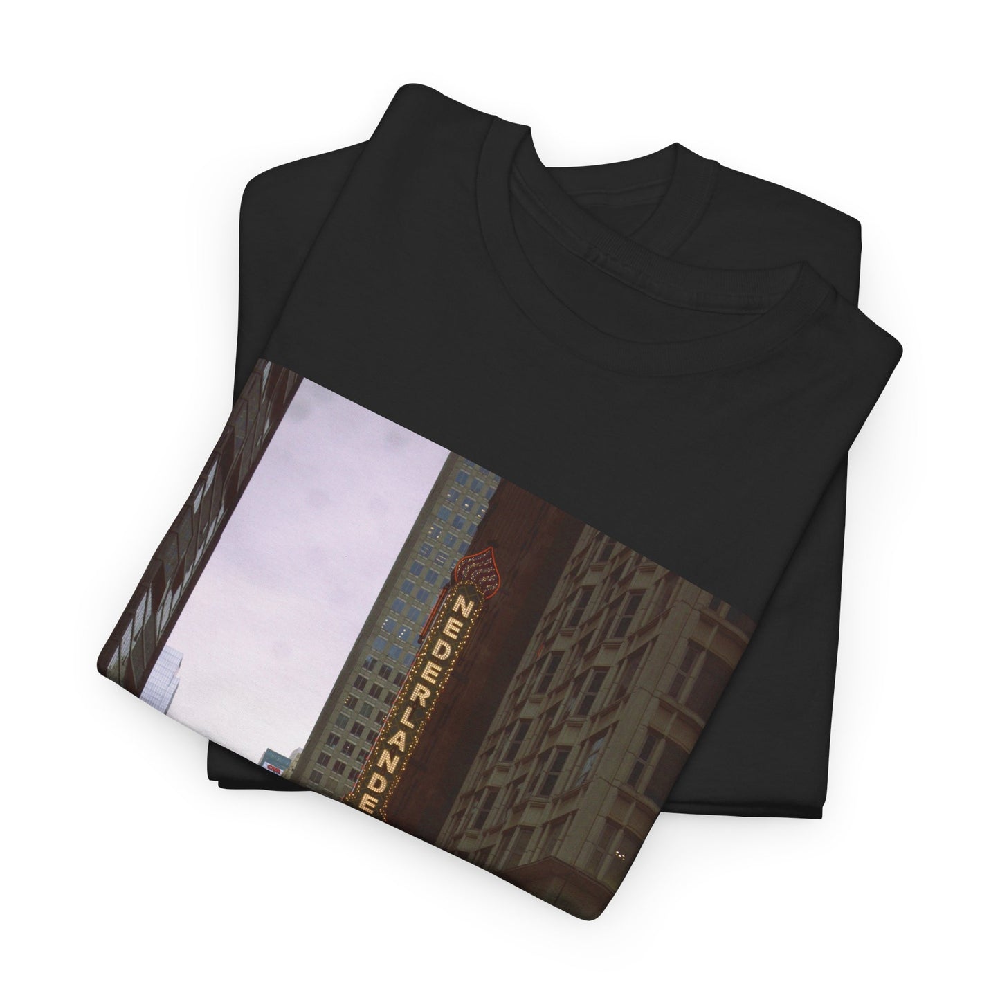 Unisex Heavy Cotton Tee - Chicago Twilight