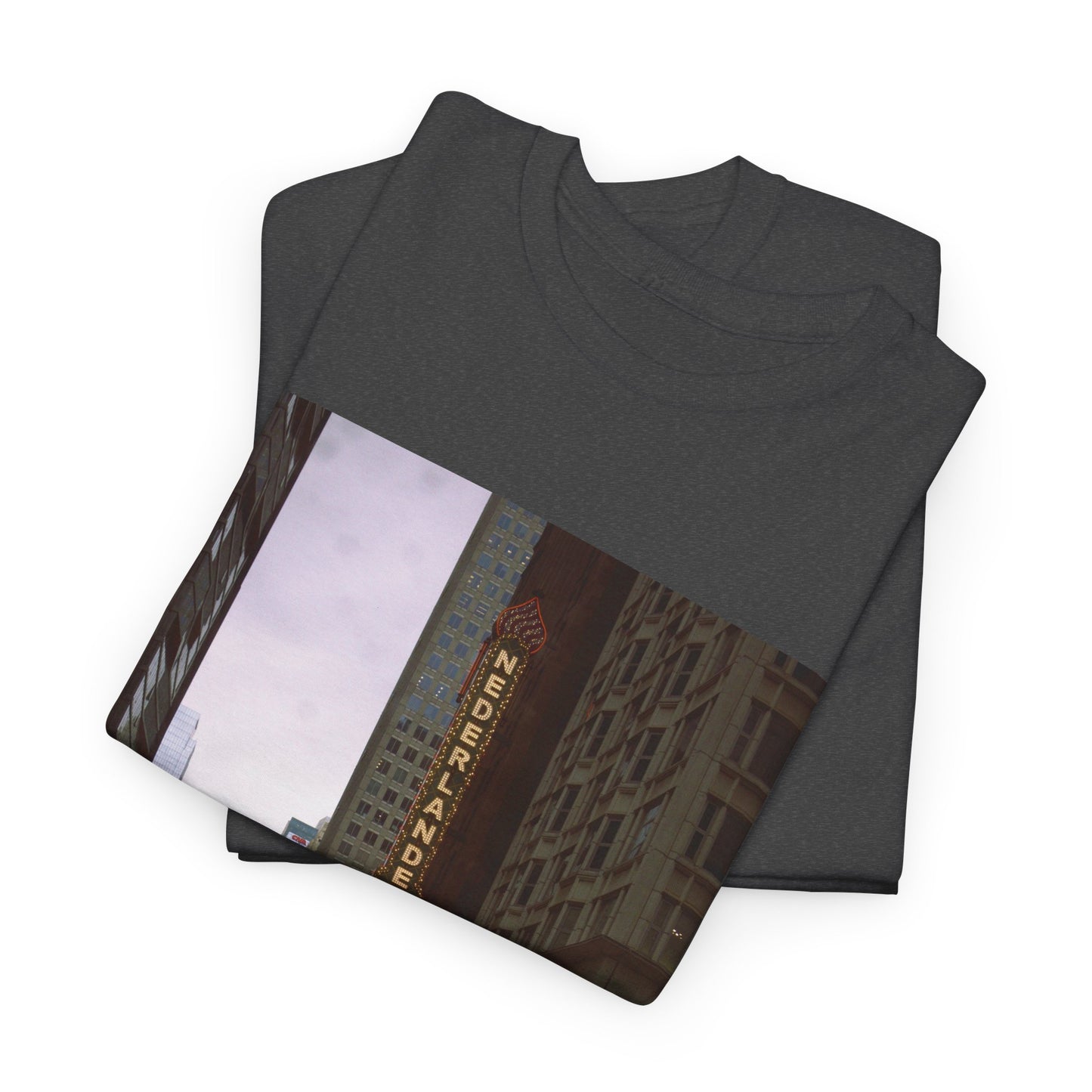 Unisex Heavy Cotton Tee - Chicago Twilight