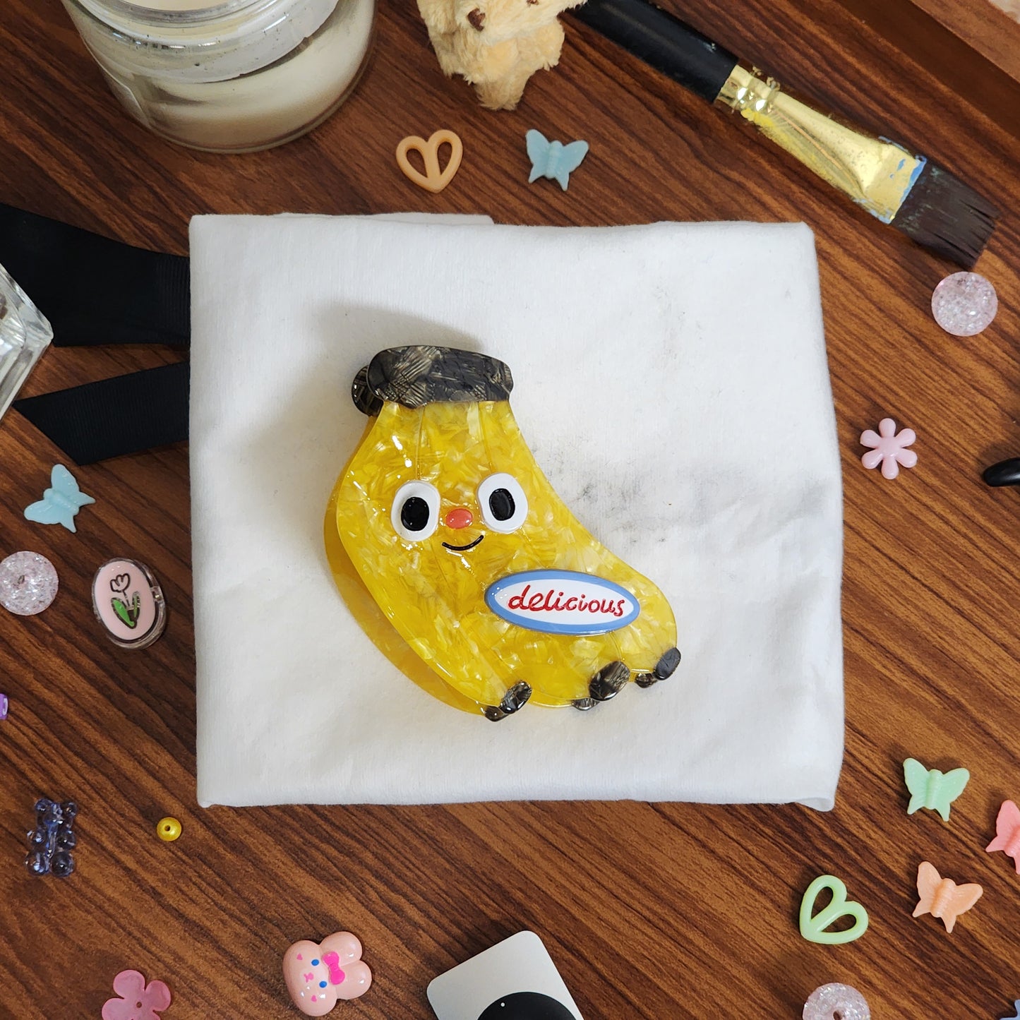 Delicious Banana Hair Claw